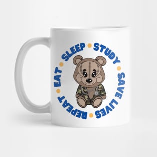 Army Medic Bear - Camo  - PA School Mug